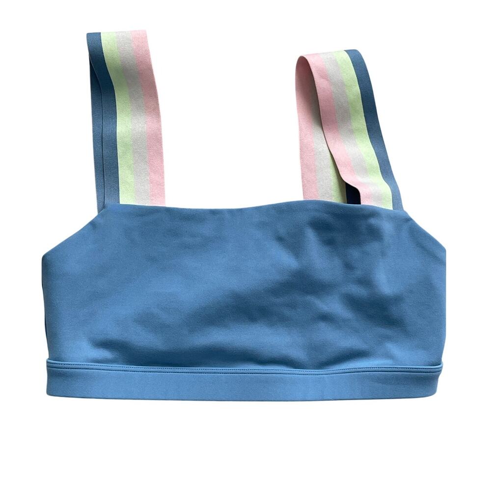 Spiritual Gangster Twist Back Bandeau Bra Blue Small - Picture 2 of 8